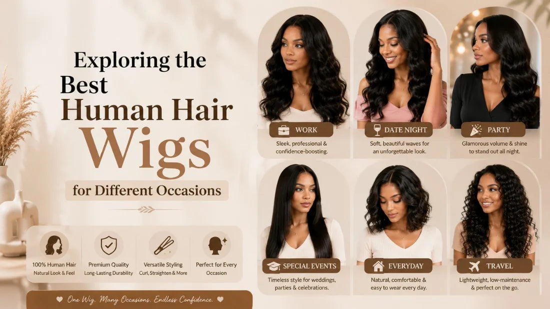 Exploring the Best Human Hair Wigs for Different Occasions