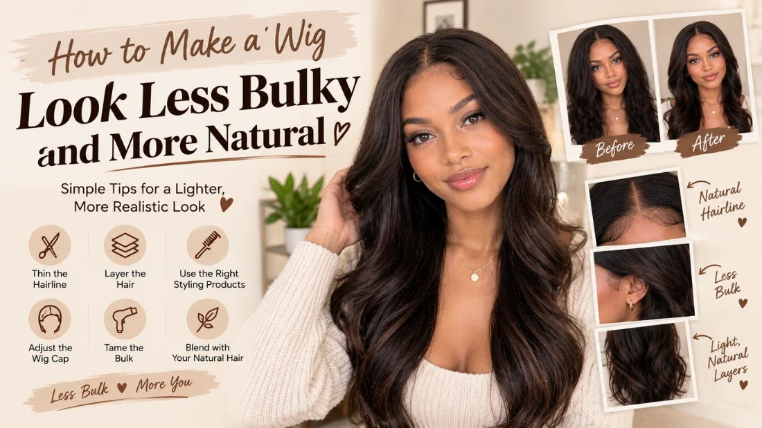 How to Make a Wig Look Less Bulky and More Natural
