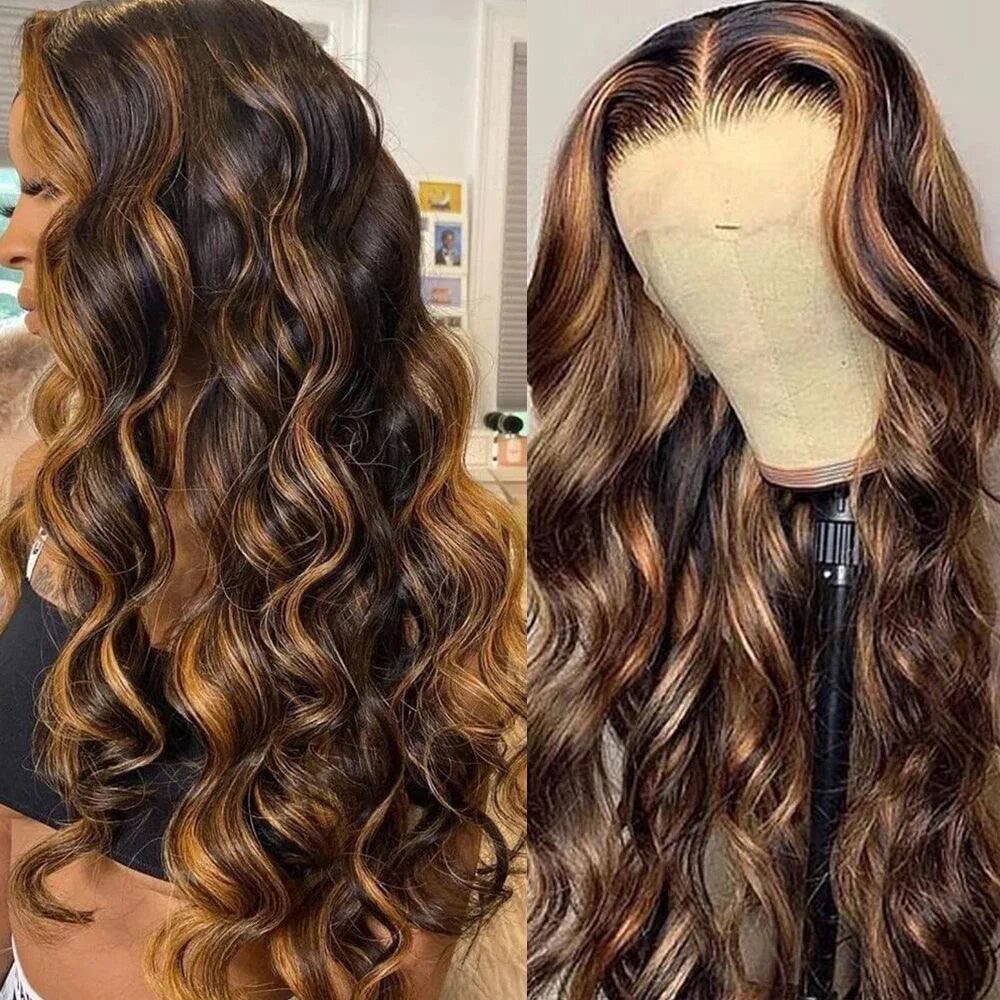 P4/27 Lace Front 13x4 Body Wave Wig