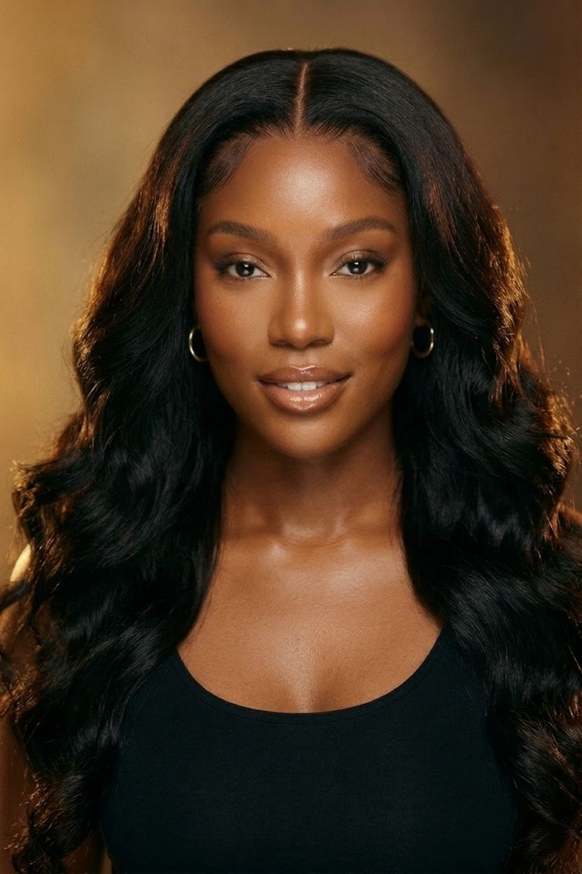 Natural 4x7 3D Body Wave Wig