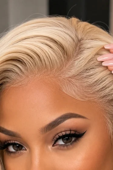 Customer style image - 613 Blonde Body Wave 13x4 Lace Front Wig