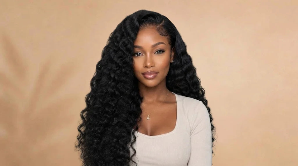 After wearing 13x4 HD Lace Loose Deep Wave Wig 200% Density