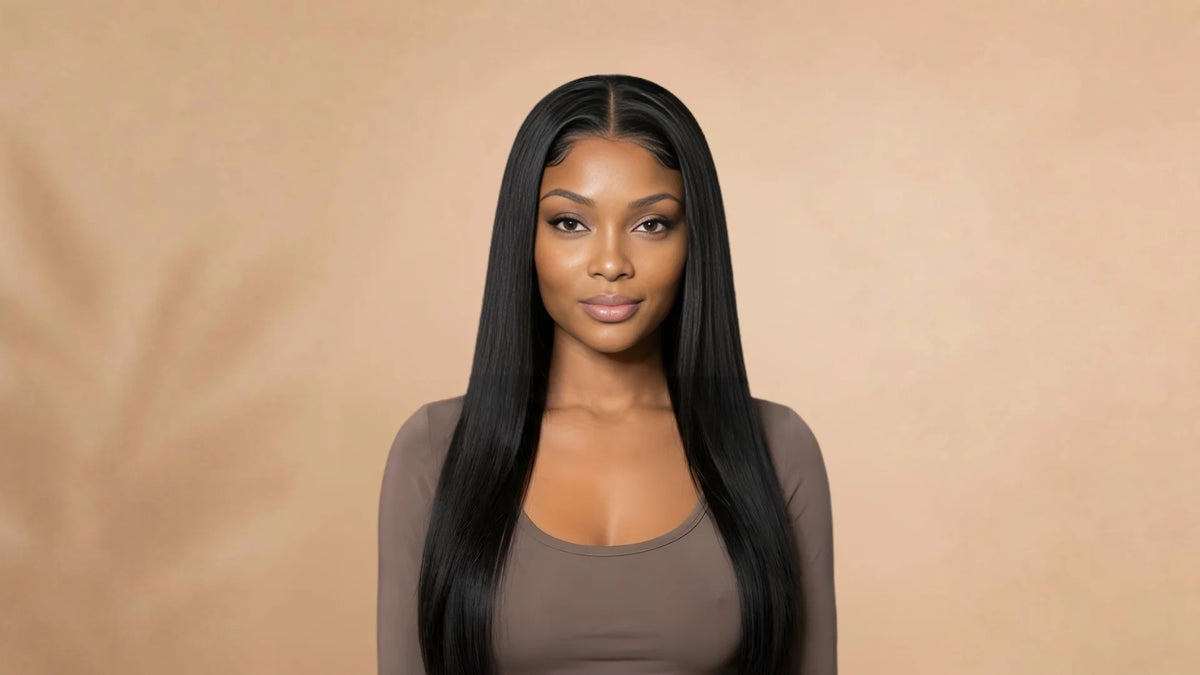 Before wearing 200% Density 13x4 HD Lace Front Wig
