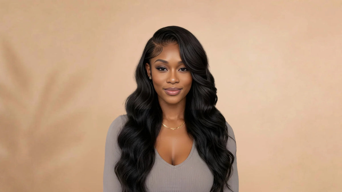 Before wearing HD Glueless Body Wave Lace Frontal Wig