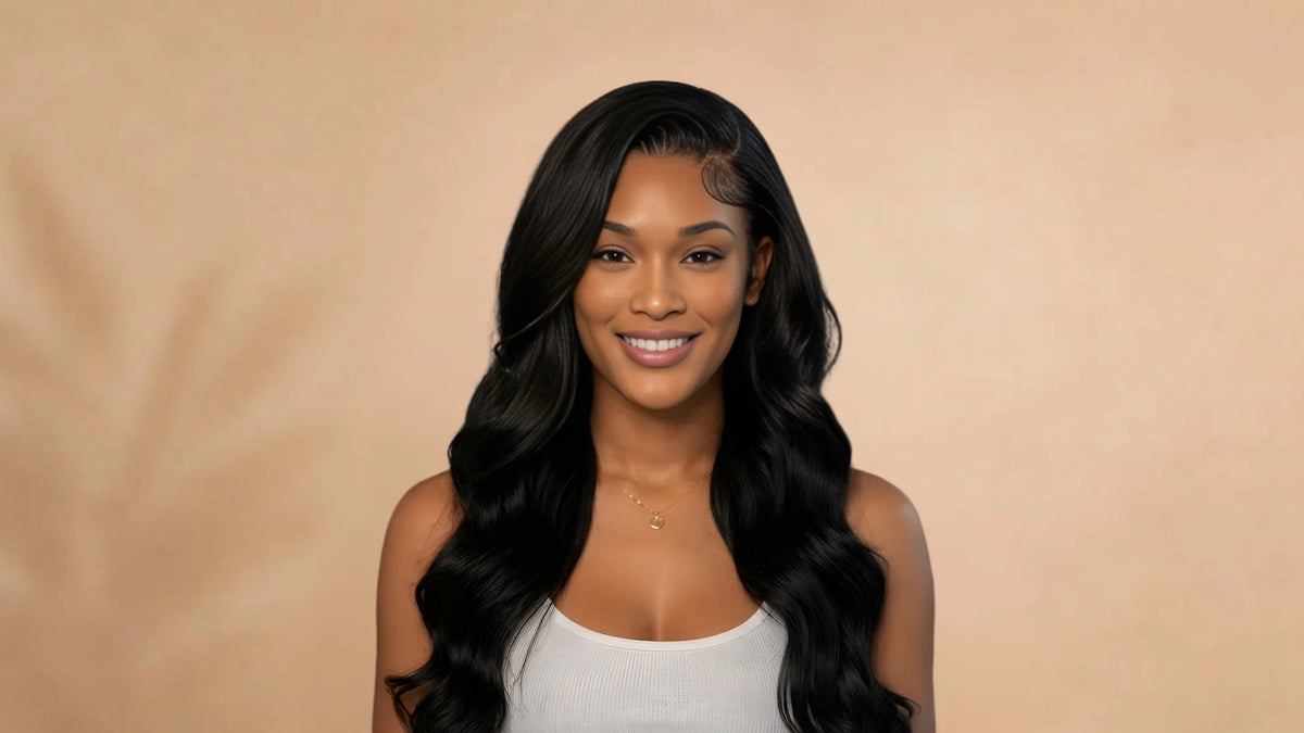 Before wearing Body Wave 13x4 Natural Lace Frontal Wig