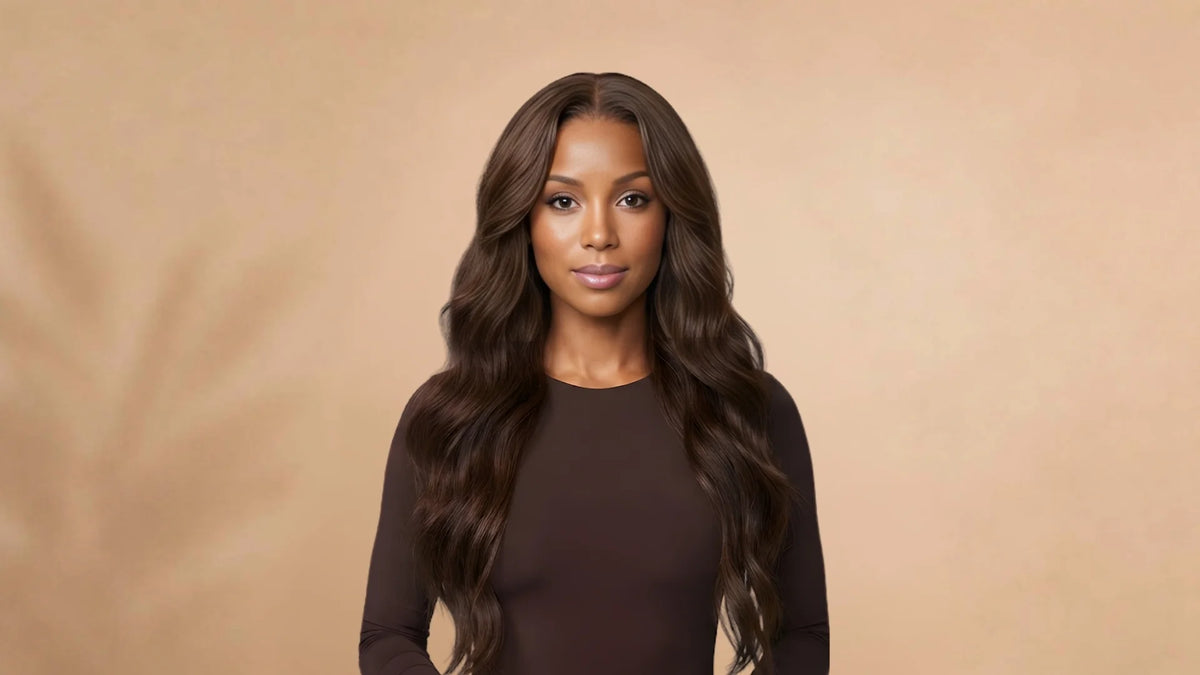 Before wearing Brown 13x4 Body Wave Lace Front Wig