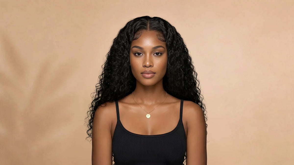 Before wearing 13x5 Natural Body Wave Middle Part Wig