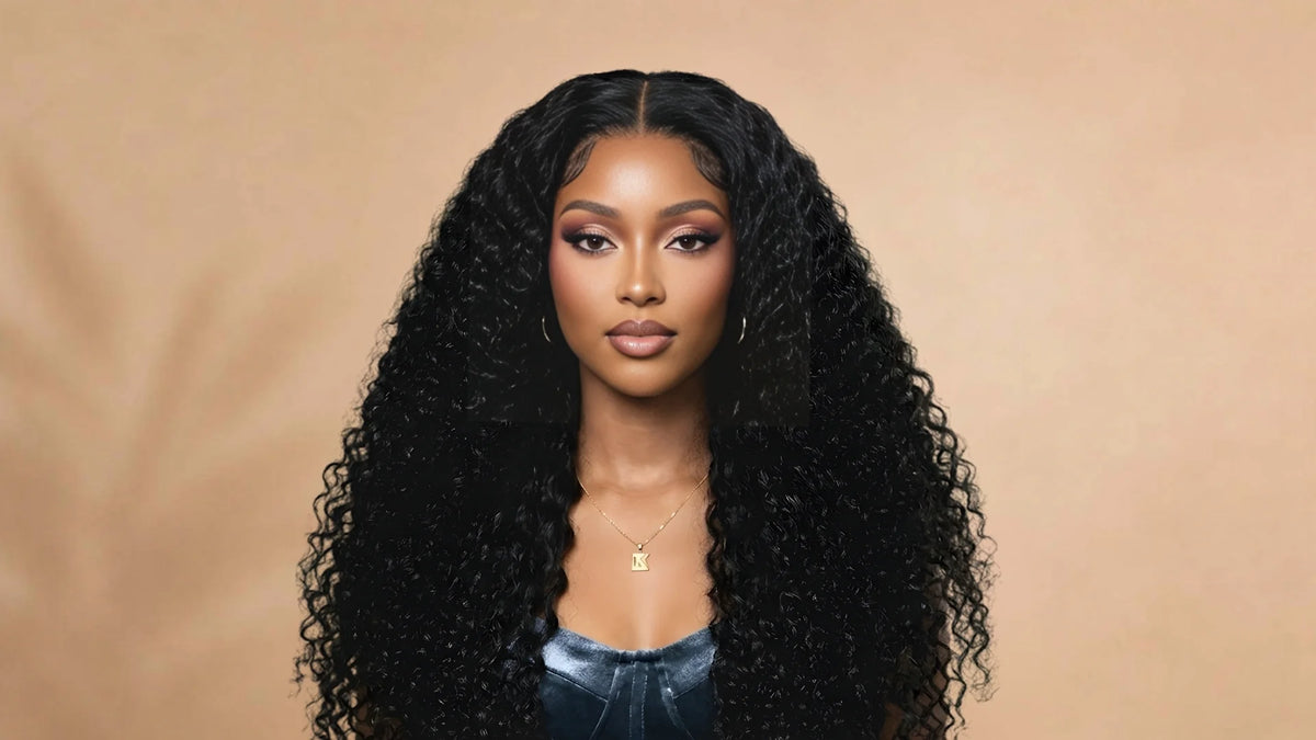 Before wearing Brazilian Deep Wave 13x6 HD Lace Front Wig 200% Density
