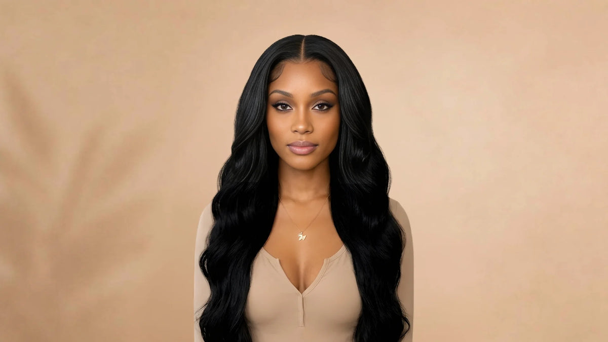 Before wearing 4x6 Natural Body Wave Closure Wig
