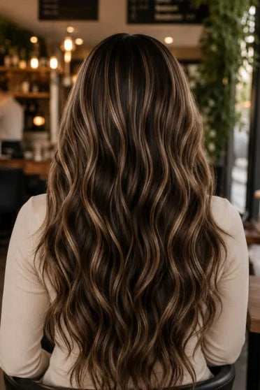 Highlighted Wear & Go Glueless Synthetic Wig