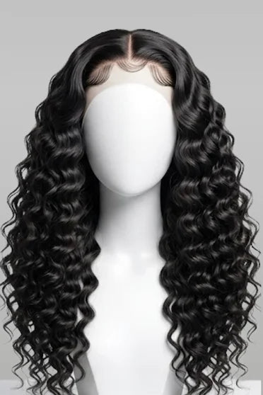 13x6 HD Lace Deep Wave Human Hair Wig 250% Density