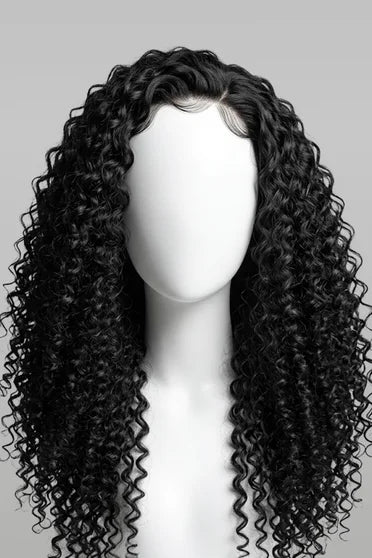 3-in-1 Deep Wave Seamless Flip-Over Half Glueless Wig