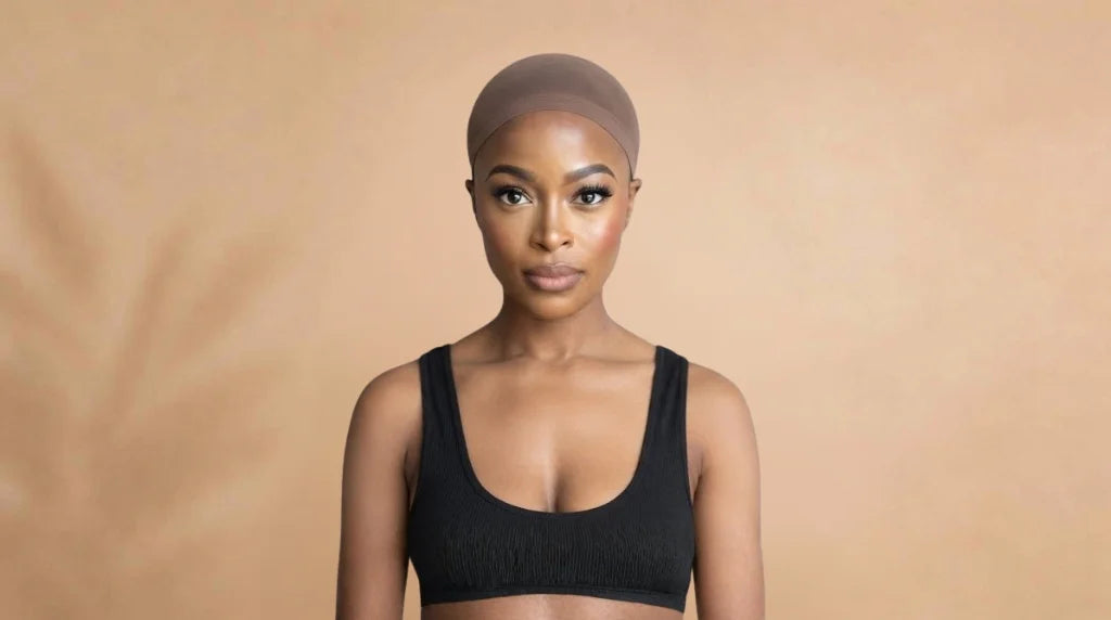 Before wearing 3-in-1 Deep Wave Seamless Flip-Over Half Glueless Wig