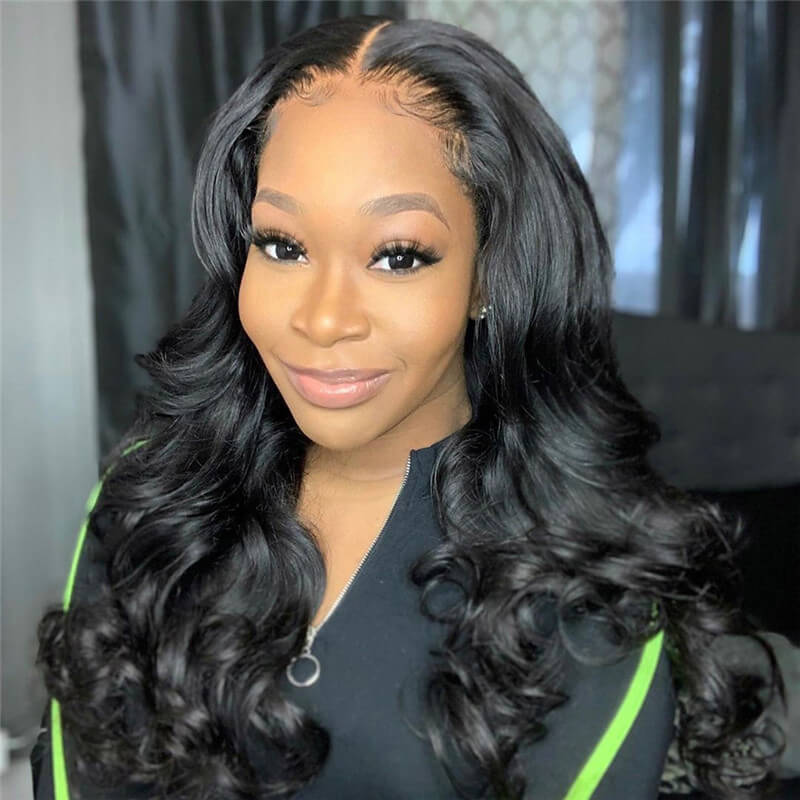 Natural 4x7 3D Body Wave Wig