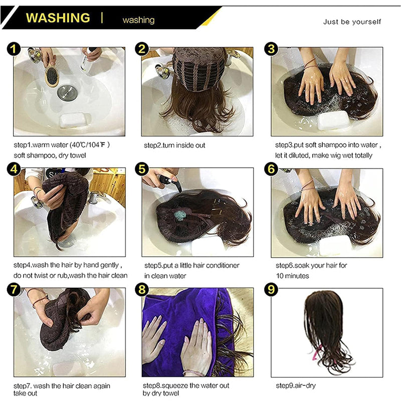 40 Inch Long Straight Black Party Wig