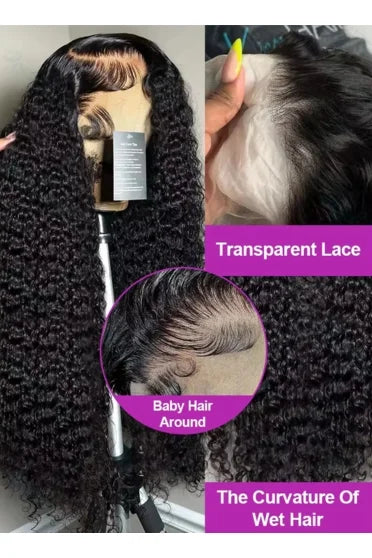Brazilian Deep Wave 13x6 HD Lace Front Wig 200% Density