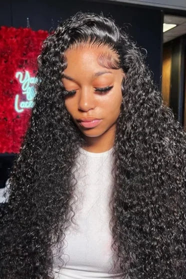 13x6 HD Lace Deep Wave Human Hair Wig 250% Density