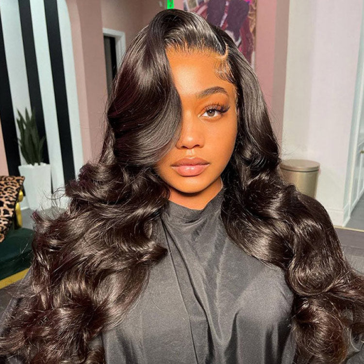 Natural 4x7 3D Body Wave Wig