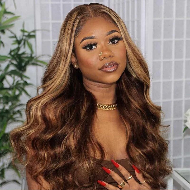 P4/27 Lace Front 13x4 Body Wave Wig