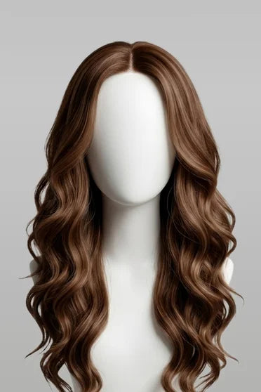 46" Chocolate Brown 200% Density 13x6 HD Body Wave Wig