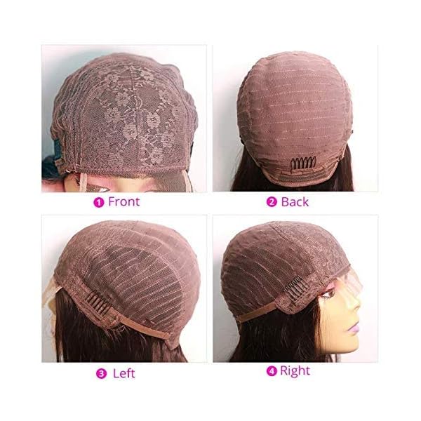 4x4 Natural Body Wave Closure Wig