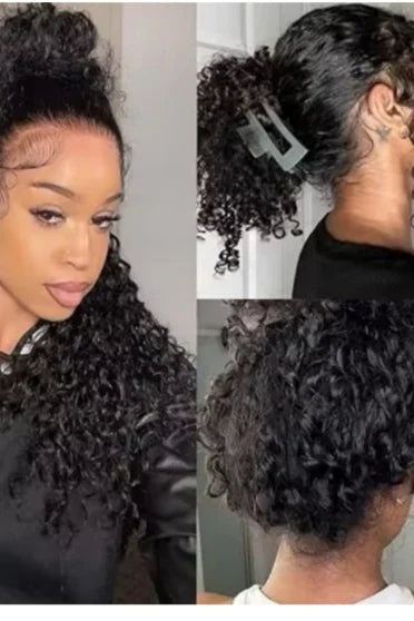 13x6 HD Lace Deep Wave Human Hair Wig 250% Density