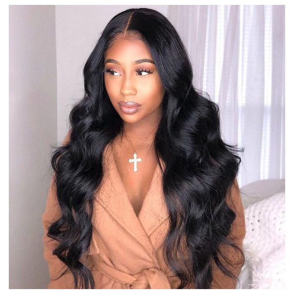 13x5 Natural Body Wave Middle Part Wig
