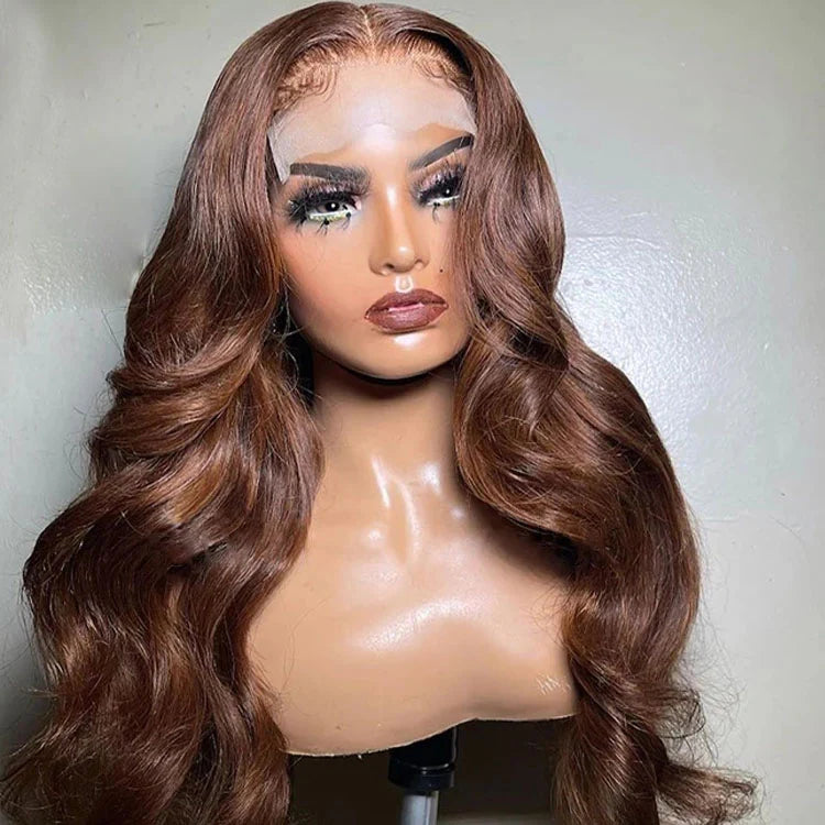 Chocolate Brown 4x4 Body Wave Wig