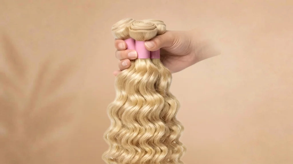After wearing 613 Blonde Deep Wave Unprocessed Human Hair Extension