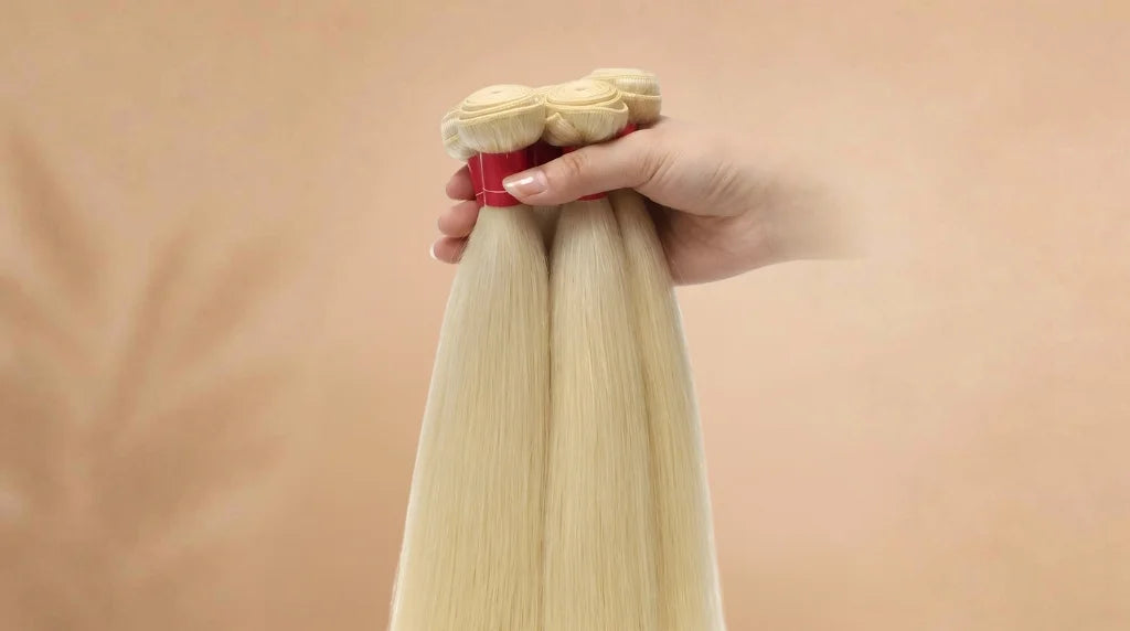 After wearing 613 Honey Blonde Brazilian Straight Hair, Double Weft