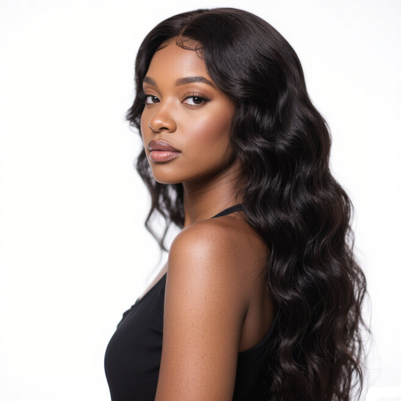 4x6 Natural Body Wave Closure Wig