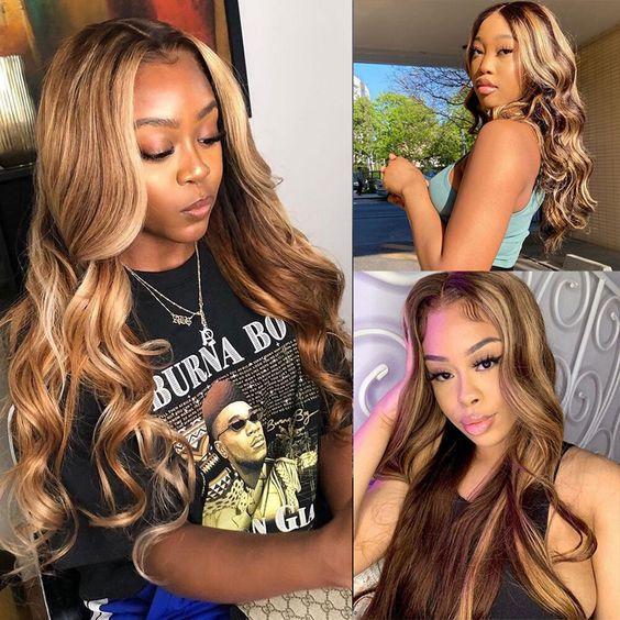 P4/27 Body Wave 4x4 Lace Closure Wig