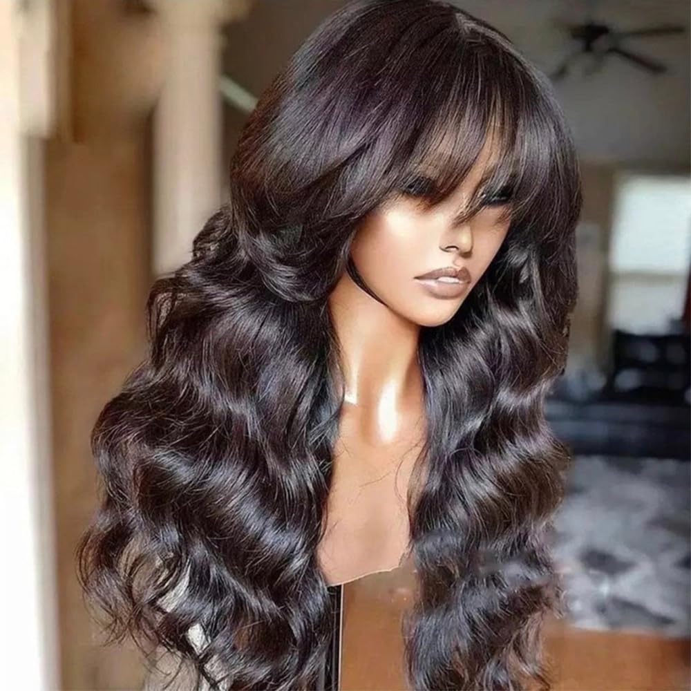 Natural Full Machine-Made Body Wave Wig
