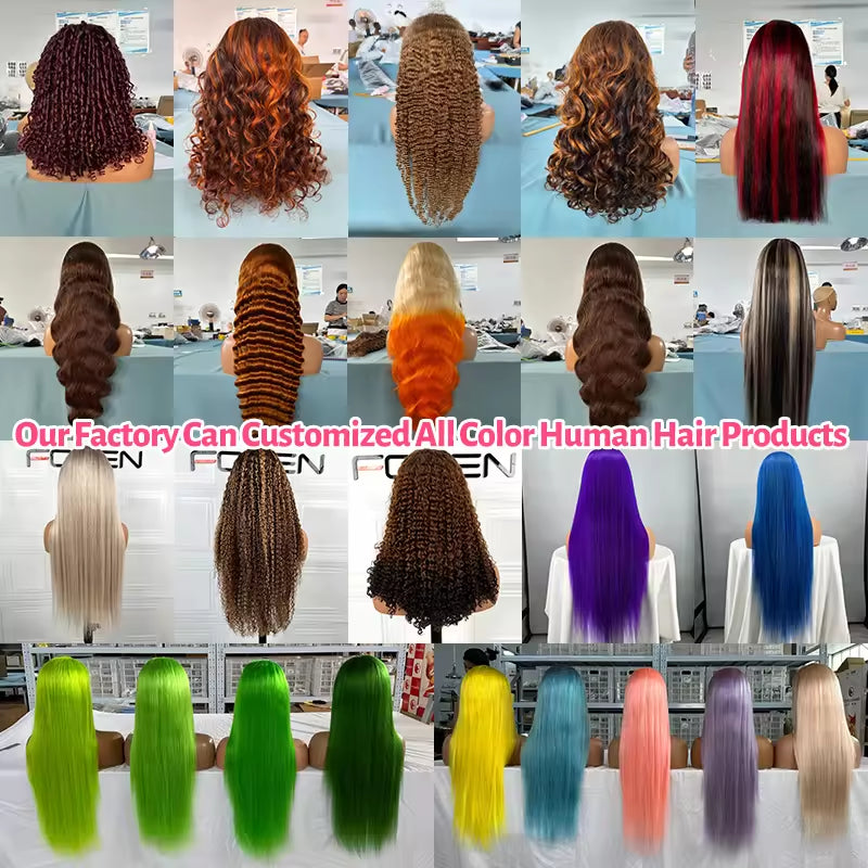 13x6 HD Lace Burgundy Human Hair Wig
