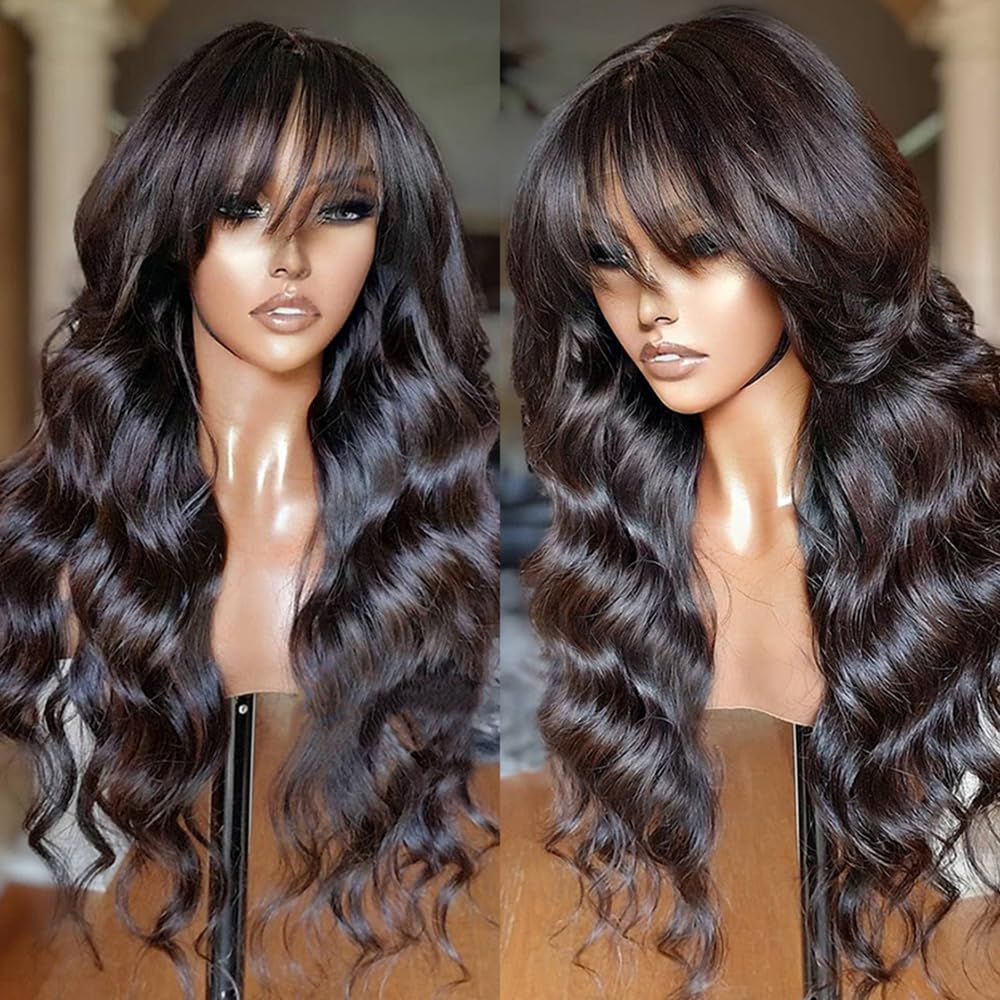 Natural Full Machine-Made Body Wave Wig