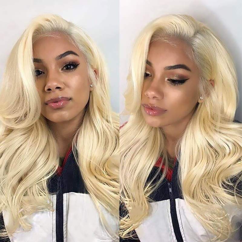 613 Blonde Body Wave 13x4 Lace Front Wig