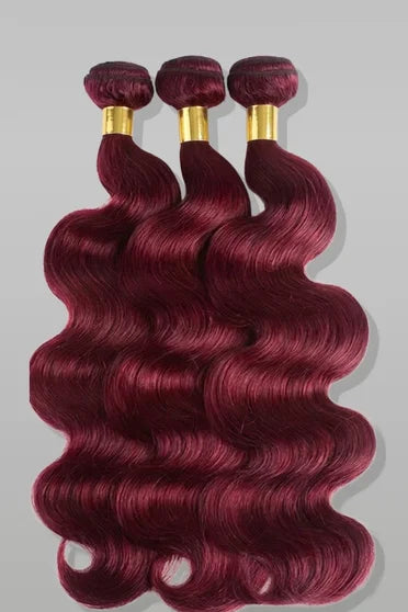 99J Burgundy Body Wave Wine Red Human Hair Extension