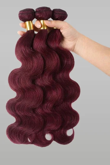 99J Burgundy Body Wave Wine Red Human Hair Extension