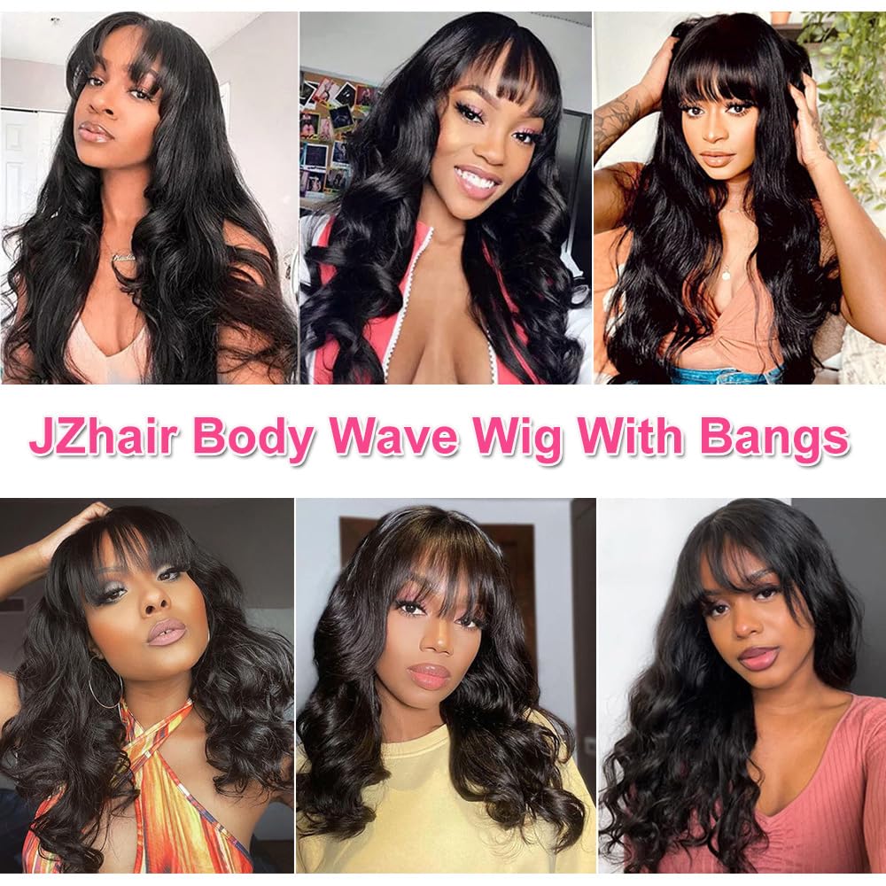 Natural Full Machine-Made Body Wave Wig