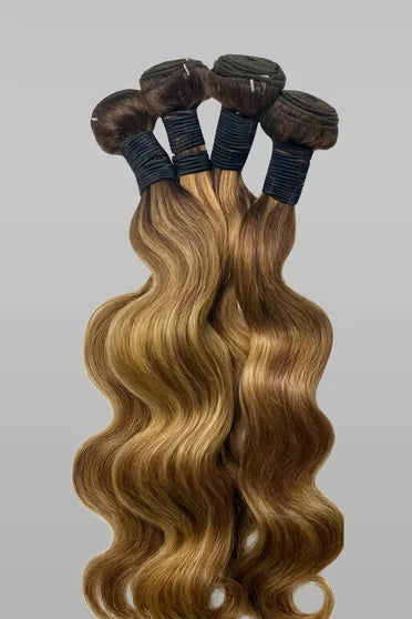 Blonde Highlight Body Wave Raw Human Hair Extension