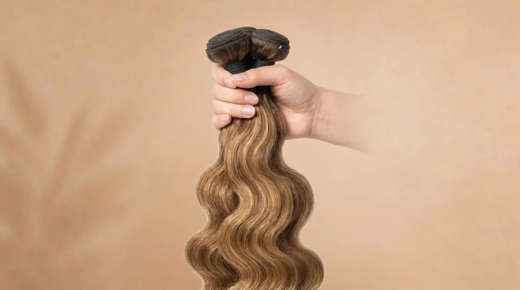 After wearing Blonde Highlight Body Wave Raw Human Hair Extension