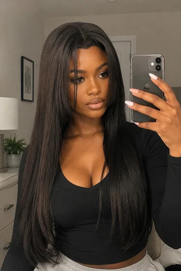 Sleek Black Straight, Empress Glam
