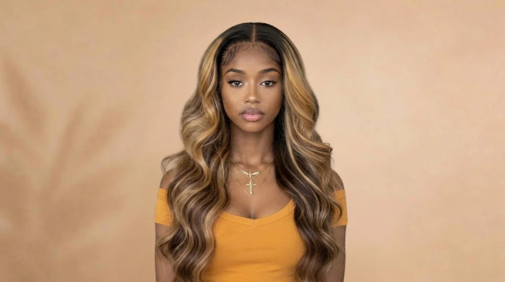 After wearing Body Wave P4/27 Highlight 13x6 HD Lace Wig 200% Density