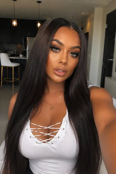 Bone Straight 13x6 / 360 HD Lace Wig (220% Density)