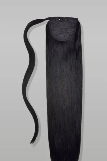 Bone Straight Human Hair Ponytail Extension