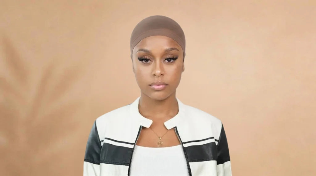 Before wearing Bone 613 Honey Blonde Straight Hair