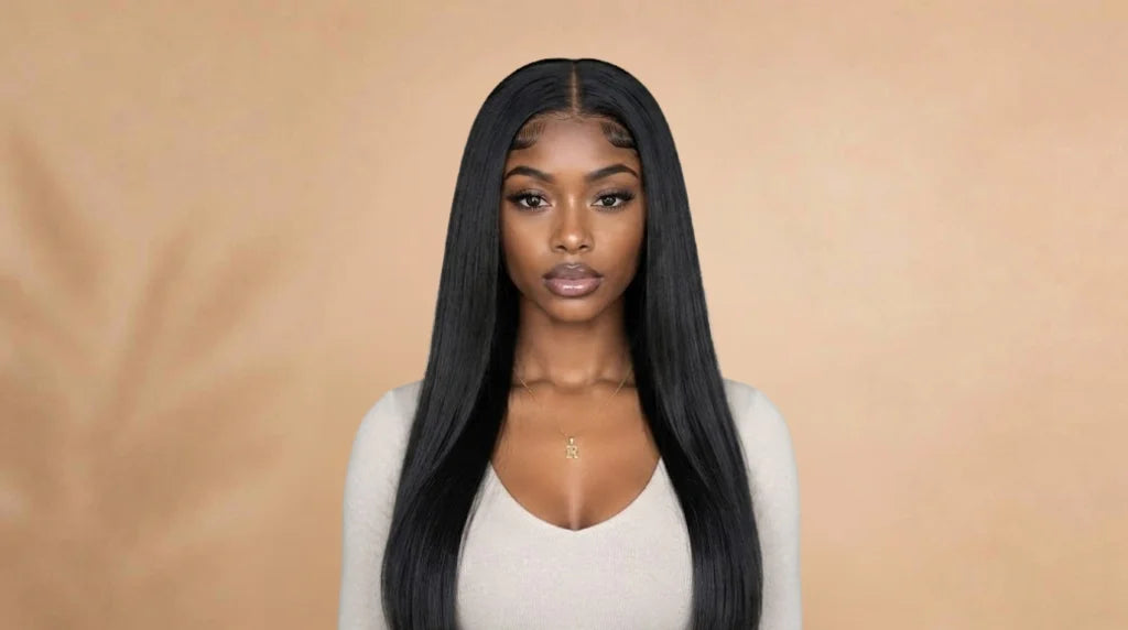 After wearing Straight 13x6 HD Lace Glueless Wig 220% Density
