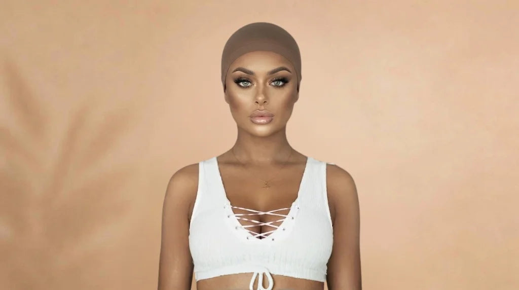 Before wearing Bone Straight 13x6 / 360 HD Lace Wig (220% Density)