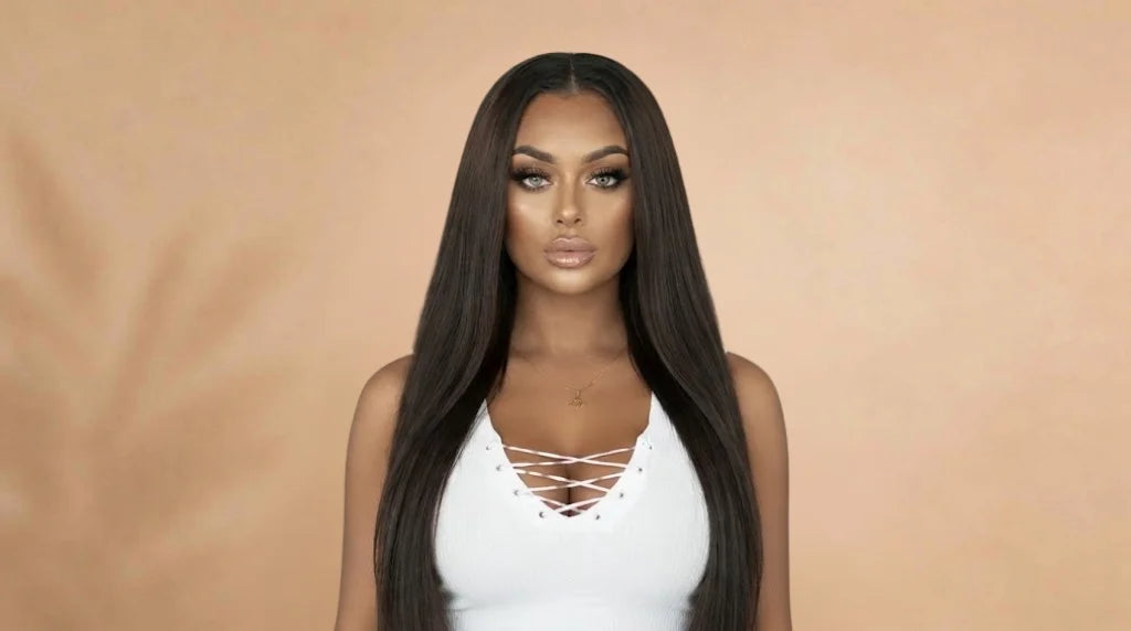 After wearing Bone Straight 13x6 / 360 HD Lace Wig (220% Density)