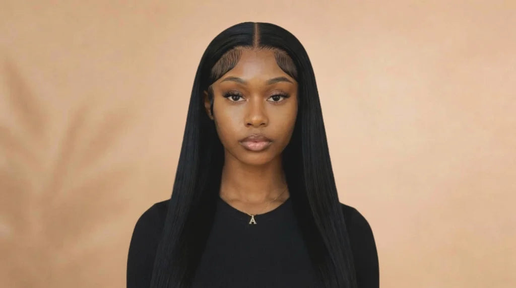 After wearing Bone Straight HD Lace Frontal Wig 200% Density